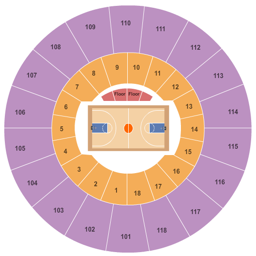 Mackey Arena Purdue Seating Chart