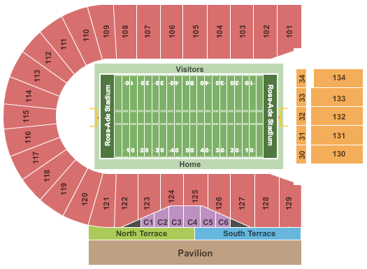 Ross-ade Stadium Purdue Seating Chart